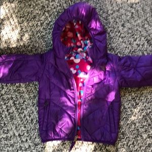 North face reversible jacket